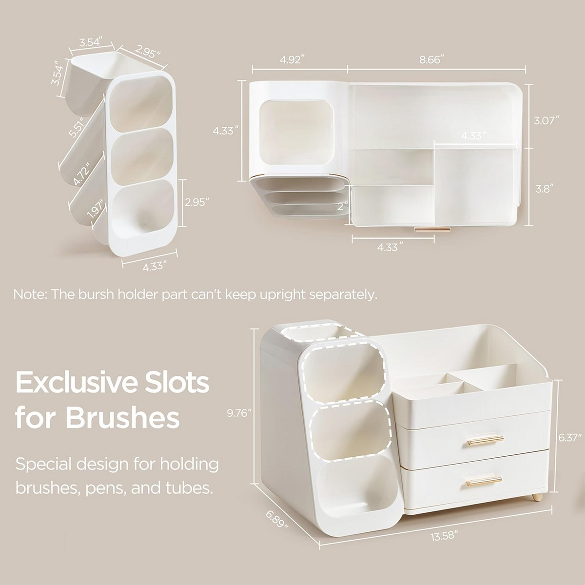 Cosmetic Countertop Storage