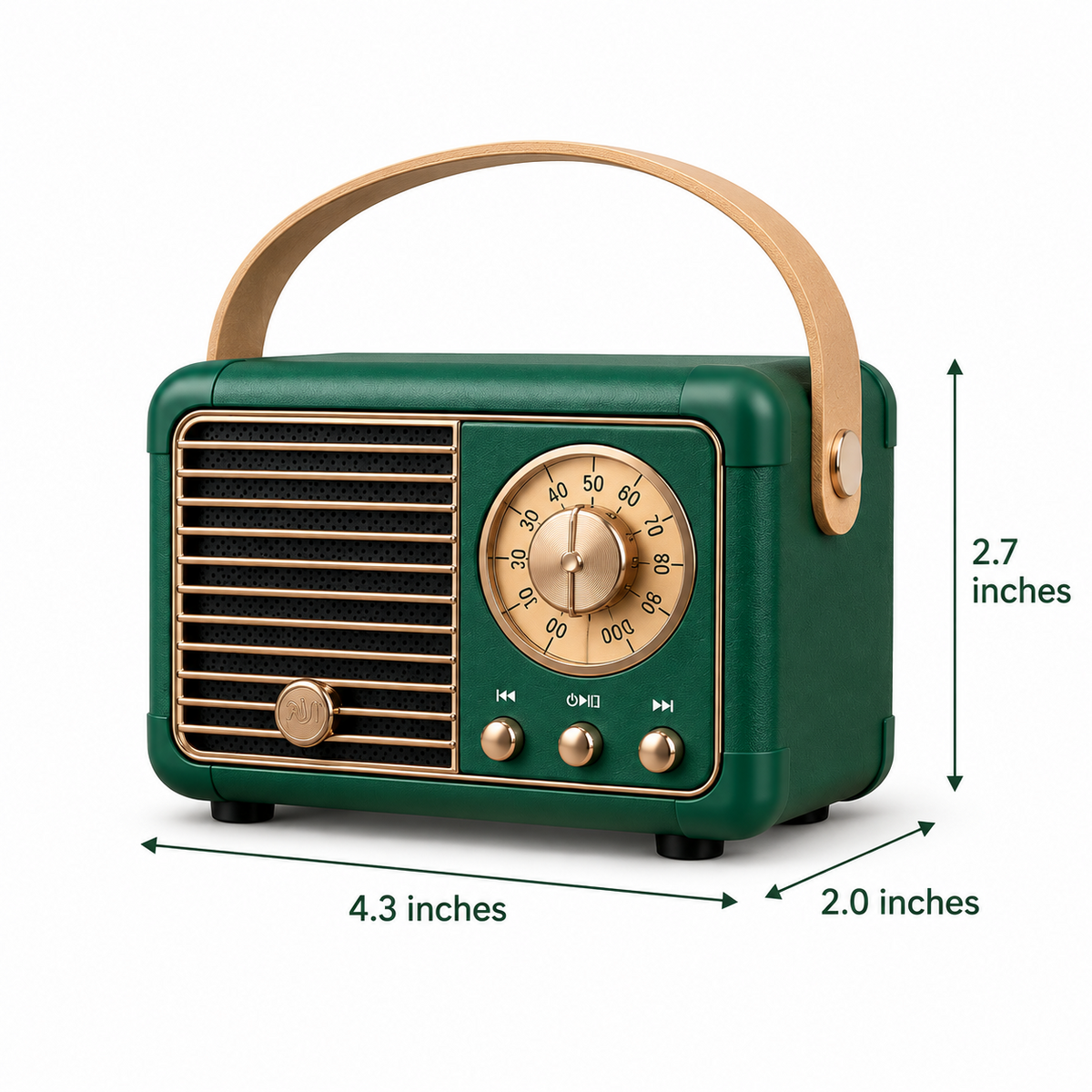 Vintage Retro Bluetooth Speaker