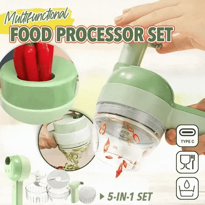 ✨4-in-1 Cordless Electric Vegetable Cutter🥕