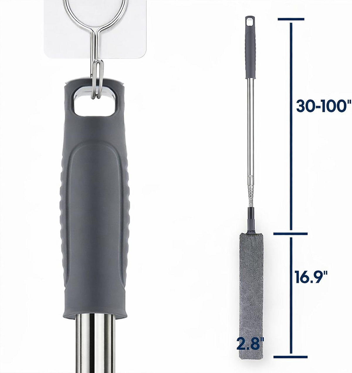 Extendable Gap Cleaning Duster for Bed Bottom, Sofa, and Narrow Spaces