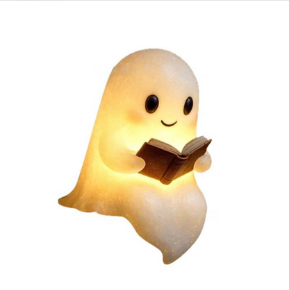 Cute Ghost Book Lamp Halloween Night Light