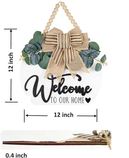 3D Farmhouse Welcome Sign for Front Door