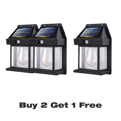 💡🎉 50% OFF! Solar Motion Sensor Wall Light｜Weatherproof Garden Path Light 🌟