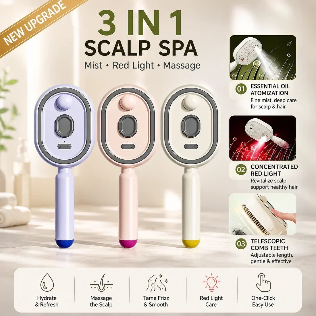 🔥Day Sale 50% OFF🔥Dewyna™ 5-in-1 SilkGlide Styler