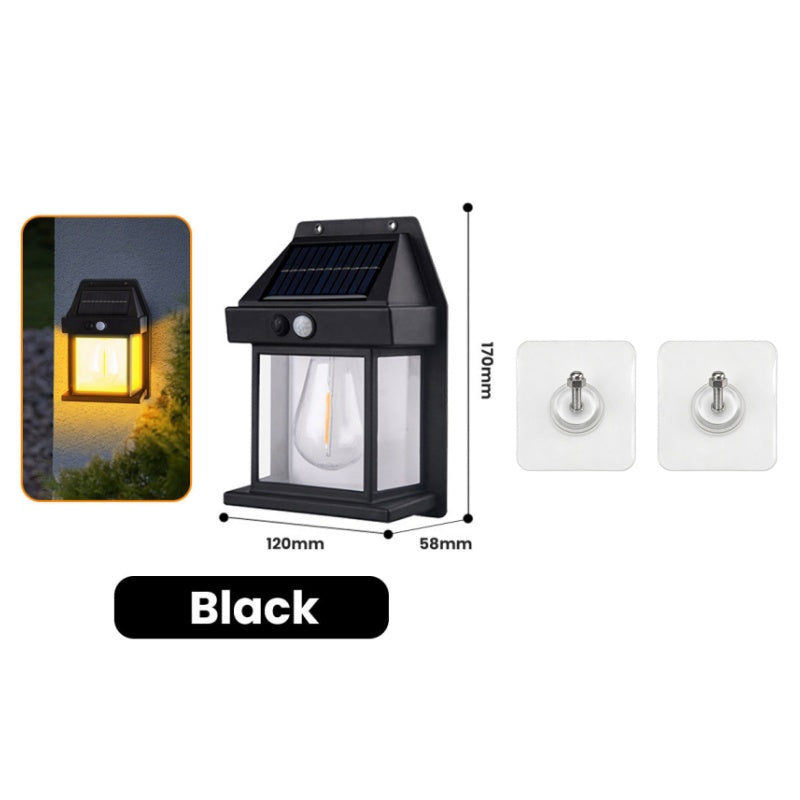 💡🎉 50% OFF! Solar Motion Sensor Wall Light｜Weatherproof Garden Path Light 🌟