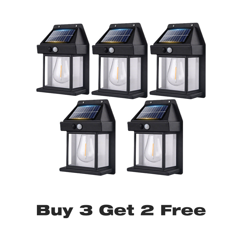 💡🎉 50% OFF! Solar Motion Sensor Wall Light｜Weatherproof Garden Path Light 🌟