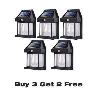 💡🎉 50% OFF! Solar Motion Sensor Wall Light｜Weatherproof Garden Path Light 🌟