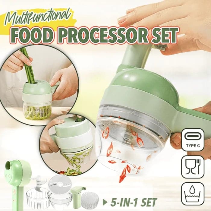 ✨4-in-1 Cordless Electric Vegetable Cutter🥕