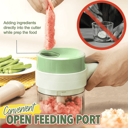✨4-in-1 Cordless Electric Vegetable Cutter🥕