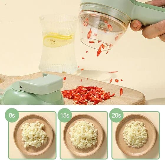 ✨4-in-1 Cordless Electric Vegetable Cutter🥕