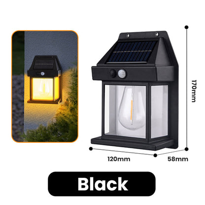 💡🎉 50% OFF! Solar Motion Sensor Wall Light｜Weatherproof Garden Path Light 🌟